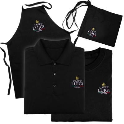 Polo, T-Shirt, Lange Barista & Kurze Schürze Service